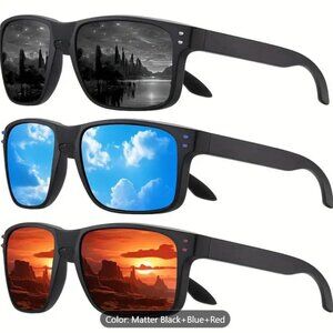 Gafas De Sol Lentes Para Humbres Mujeres Nuevo Polarized Sport Trendy Sunglasses